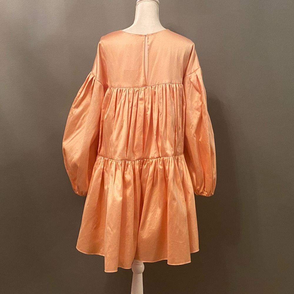 Adam Lipps peach Coctail Dress